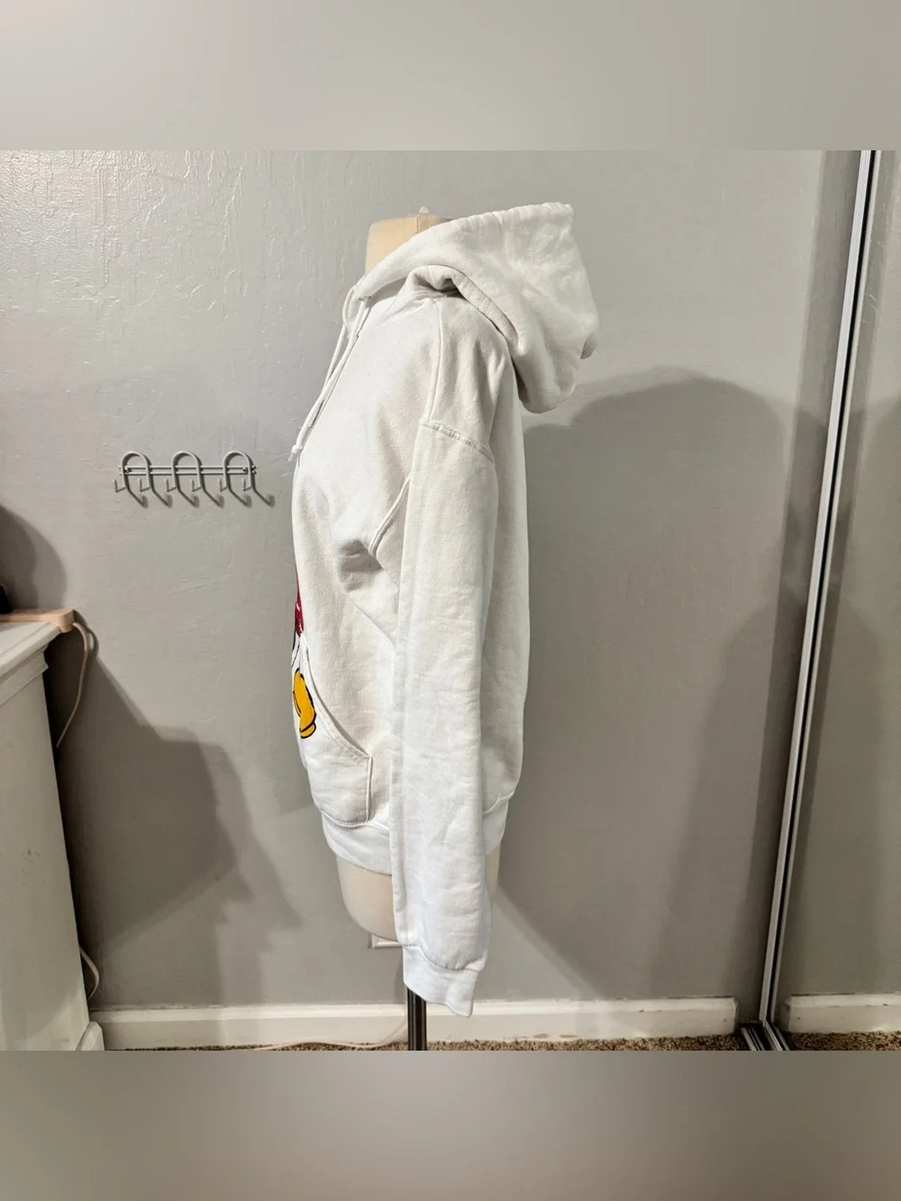 Mickey Mouse White Hoodie